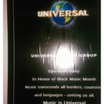 Award from Universal Studios
