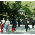Teens Enjoying Basketball
