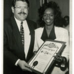 Vintage Image of Cookie Receiving Award